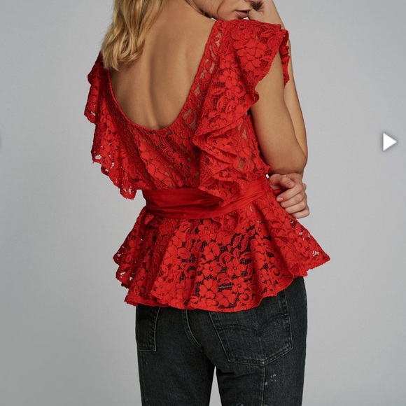 NWT- Marissa Webb Lace Top - Picture 5 of 10